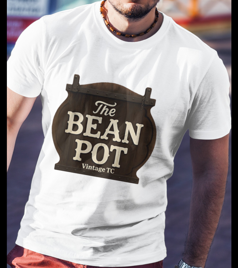 The Bean Pot Vintage TC Wood Sign T-Shirt