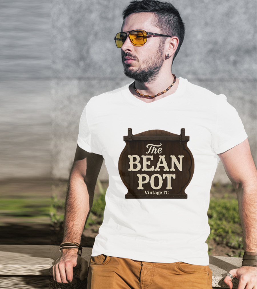 The Bean Pot Vintage TC Wood Sign T-Shirt