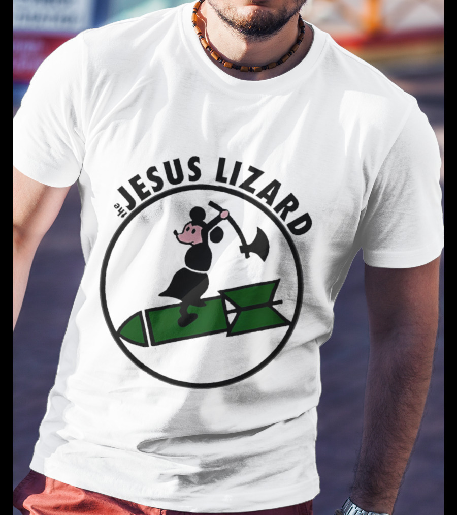 The Jesus Lizard Mouse Riding Bomb Punk Rock Music T-Shirt