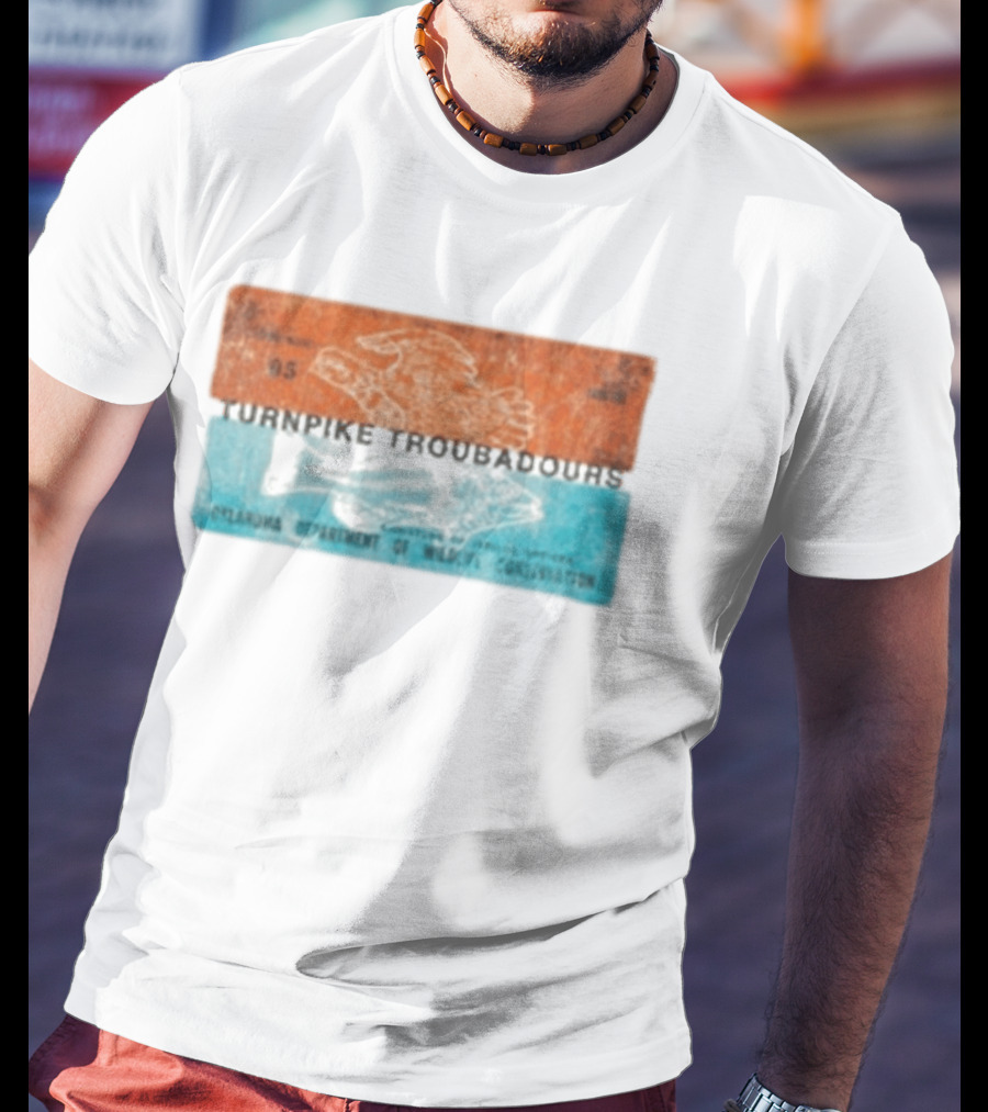 Turnpike Troubadours Oklahoma Department Of Wildlife Conservation 05 Eagle And Fish T-Shirt