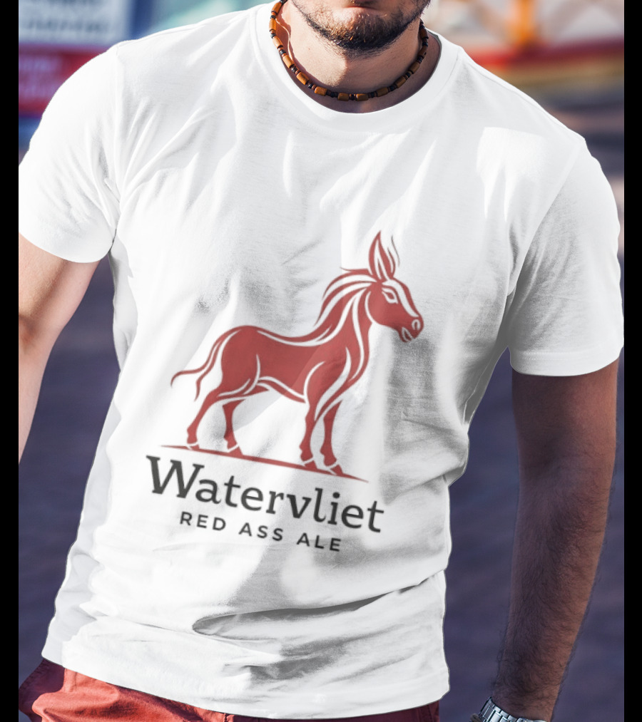 Watervliet Red Ass Ale Donkey T-Shirt