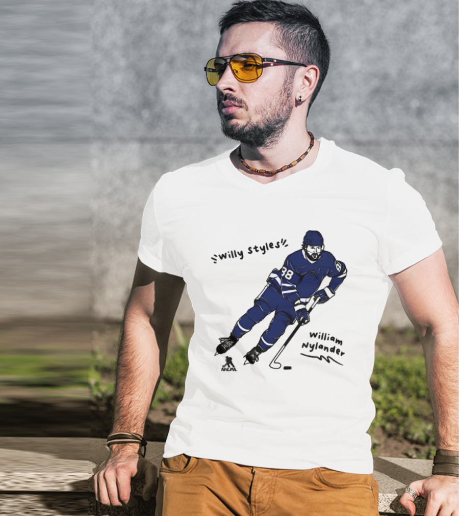 Toronto Maple Leafs Hockey Willy Styles William Nylander T-Shirt