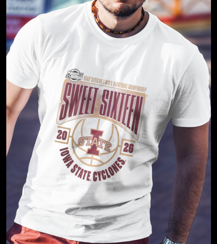 NCAA Men's Basketball 2026 Iowa State Cyclones Sweet Sixteen March Madness T-Shirt