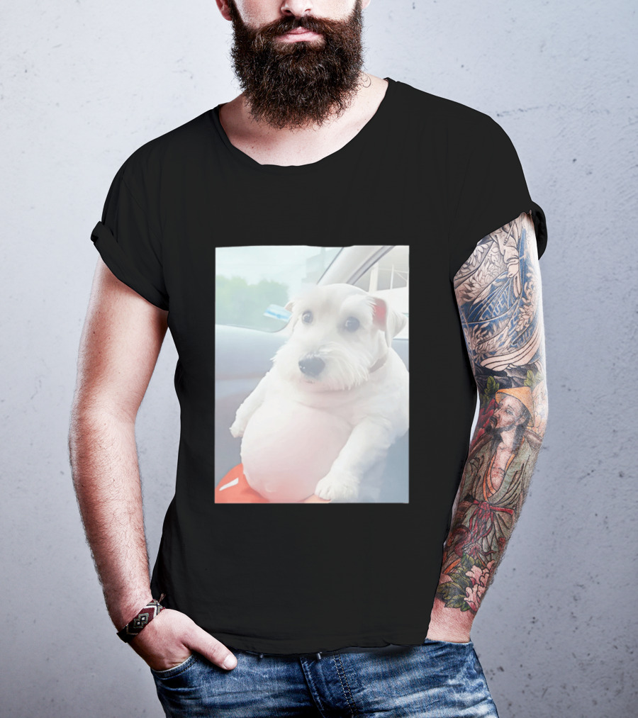 Fat Chud Dog Meme Funny Animal Image T-Shirt