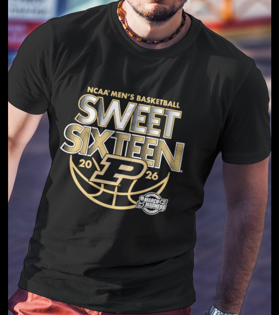 NCAA Men's Basketball Purdue 2026 Sweet Sixteen T-Shirt