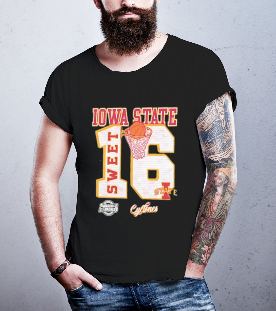 Iowa State Cyclones March Madness Sweet 16 Bound 2026 NCAA Tournament T-Shirt