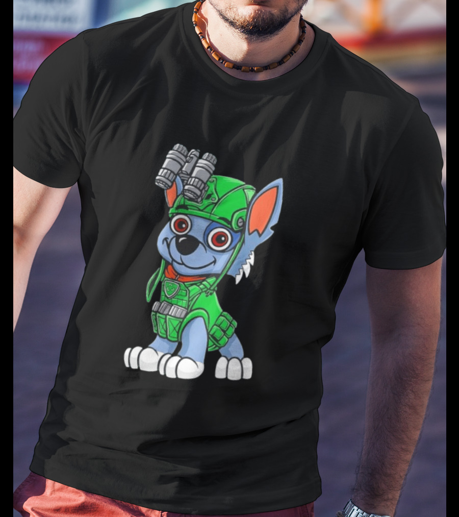 Rocky PAW Patrol Night Vision Recycling Dog T-Shirt