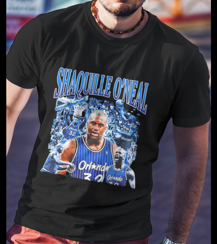 Shaquille O'Neal Orlando Magic 32 Basketball Legend T-Shirt