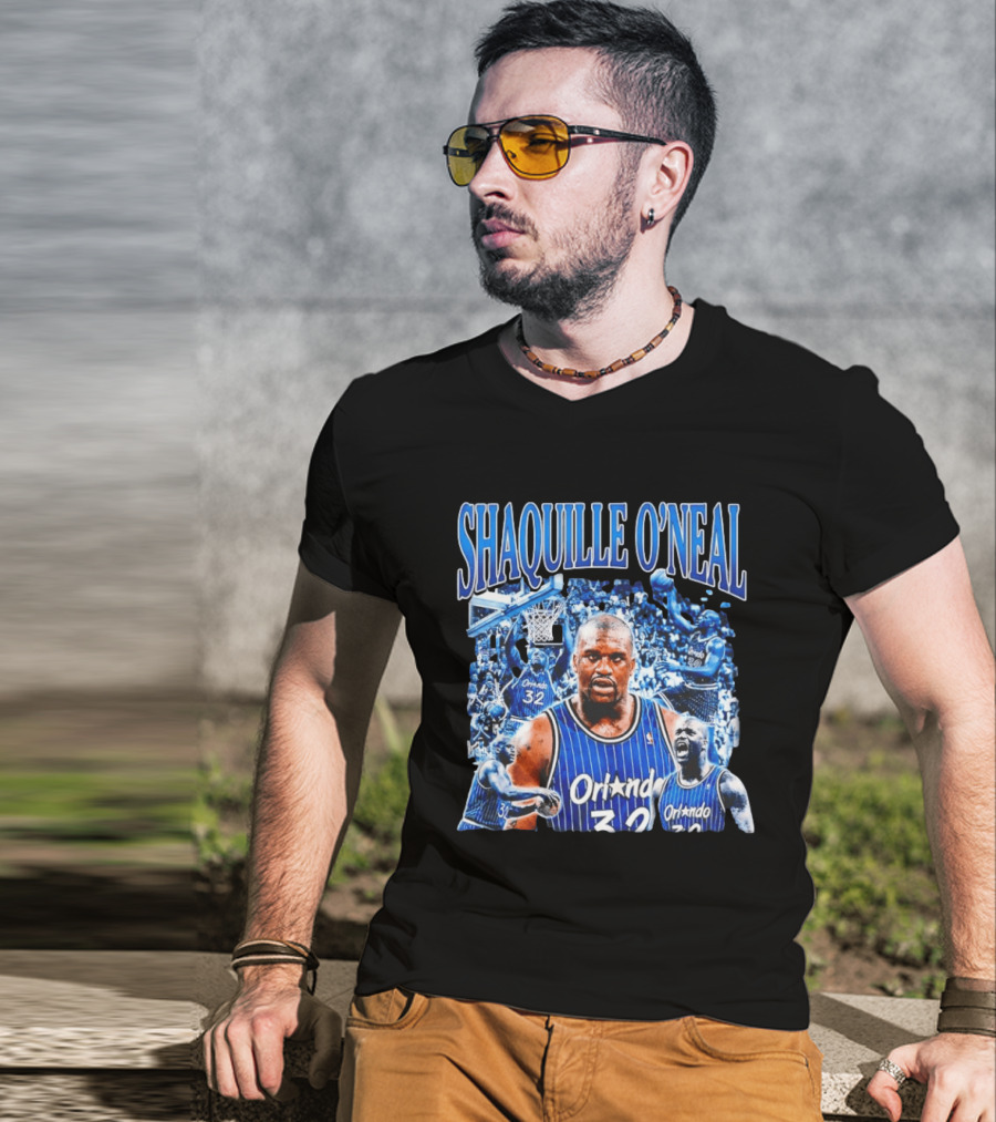 Shaquille O'Neal Orlando Magic 32 Basketball Legend T-Shirt