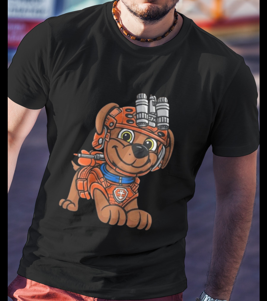 Zuma PAW Patrol Water Rescue Pup With Anchor Emblem And Goggles T-Shirt