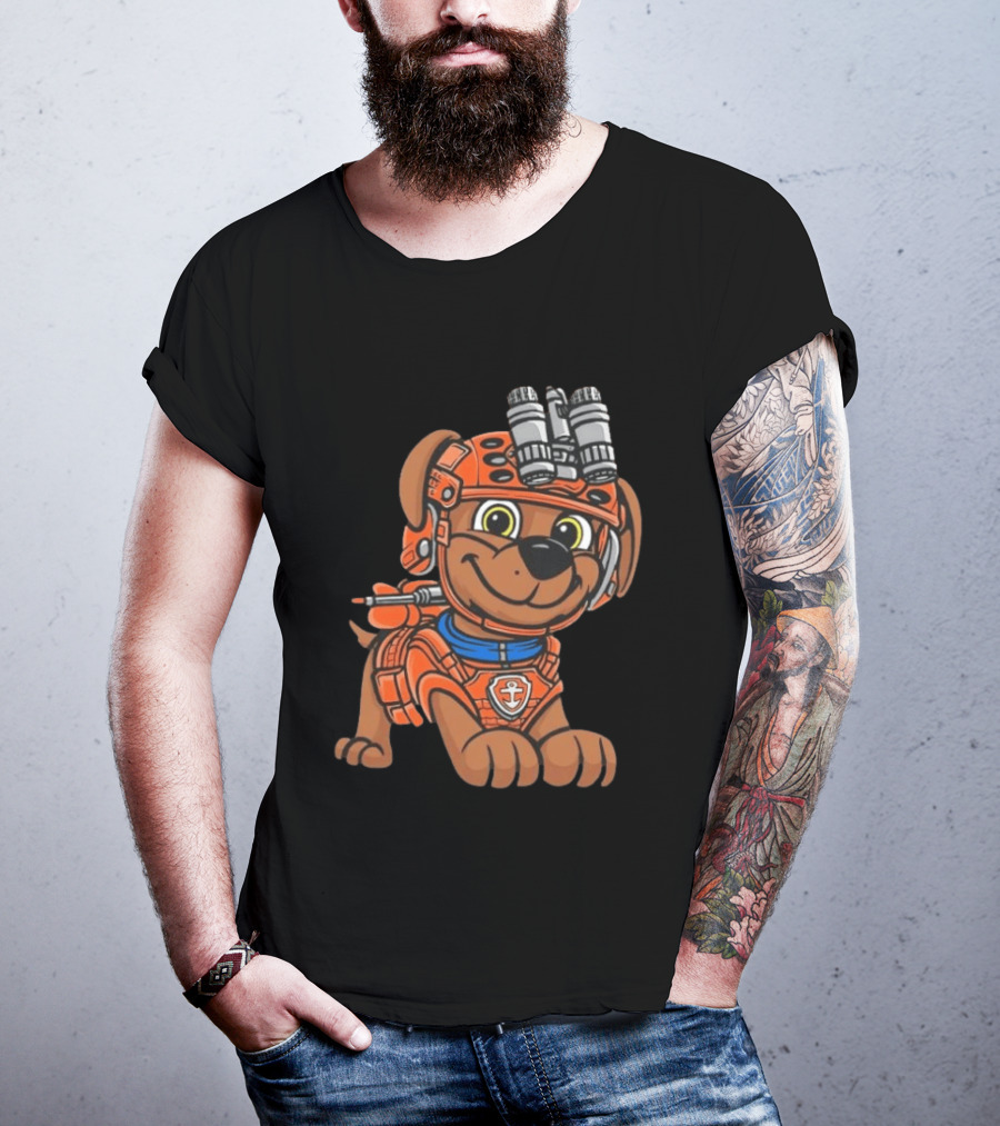 Zuma PAW Patrol Water Rescue Pup With Anchor Emblem And Goggles T-Shirt