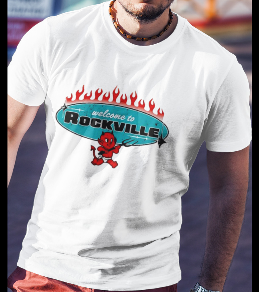 Welcome To Rockville Little Devil Flame T-Shirt
