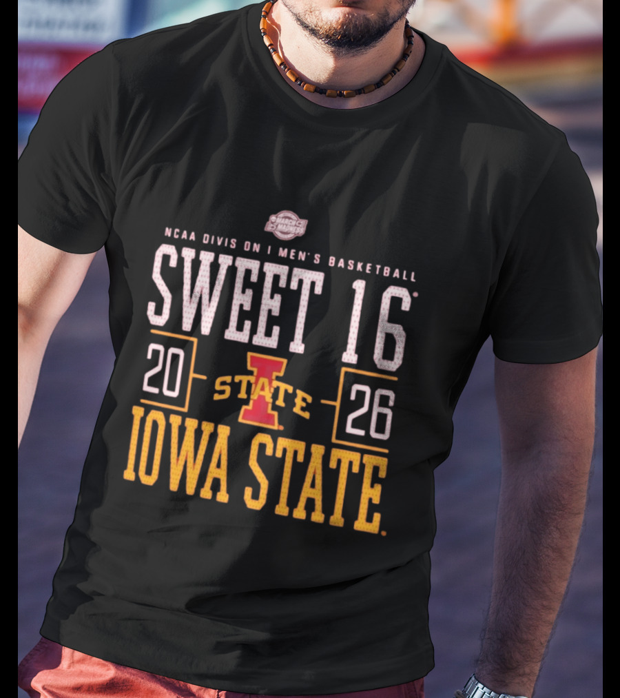 NCAA Division I Men's Basketball 2026 Iowa State Sweet 16 March Madness T-Shirt