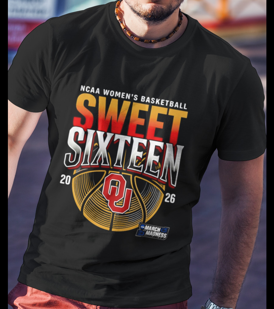 NCAA Women's Basketball 2026 Oklahoma Sweet Sixteen March Madness T-Shirt