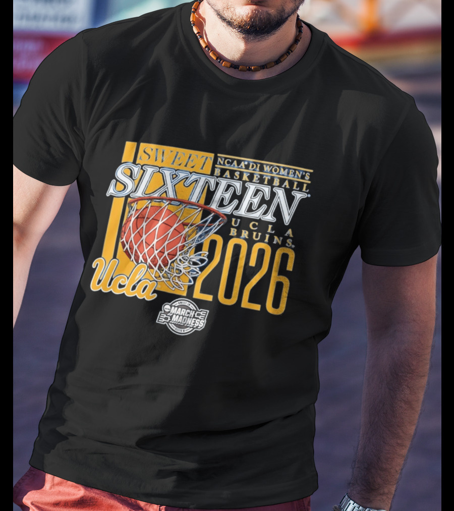 UCLA Bruins NCAA Women's Basketball Sweet Sixteen 2026 T-Shirt