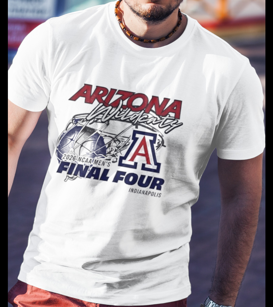 Arizona Wildcats 2026 NCAA Men's Final Four Indianapolis T-Shirt