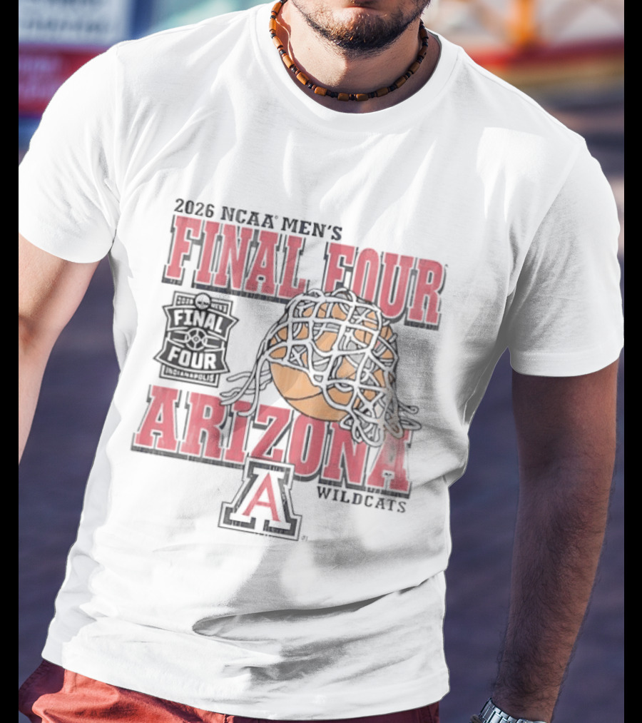 2026 NCAA Men's Final Four Arizona Wildcats Basketball T-Shirt
