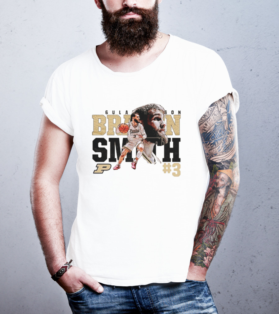 Braden Smith Purdue Boilermakers Basketball #3 Collage Cula Season T-Shirt