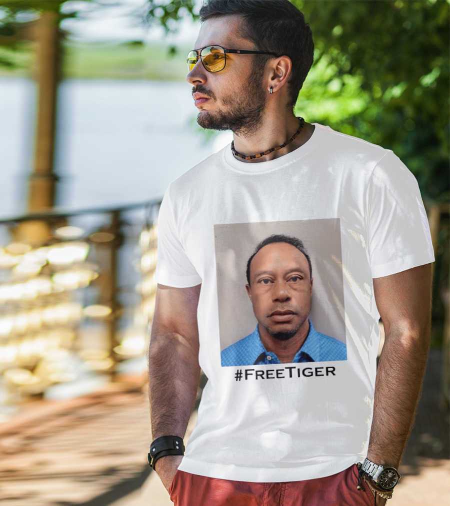 #FreeTiger Woods Golf Shot T-Shirt
