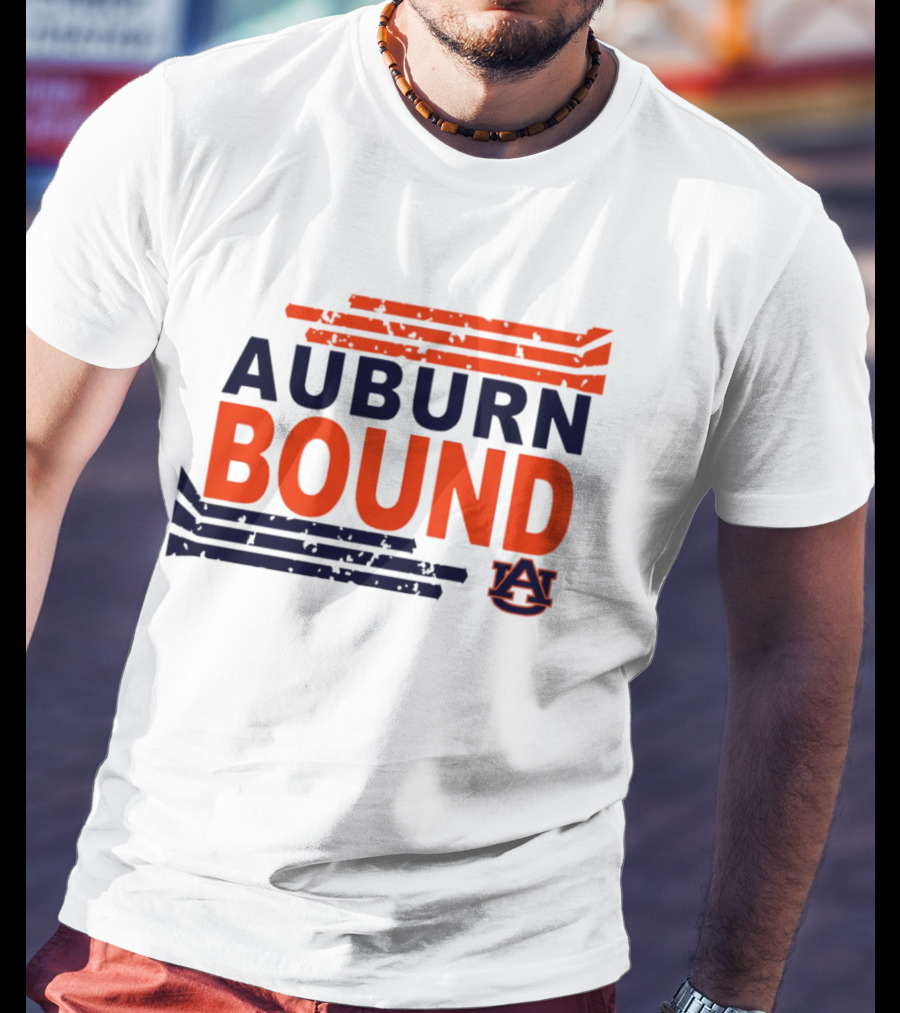 Auburn Bound Tigers AU Logo College Spirit T-Shirt