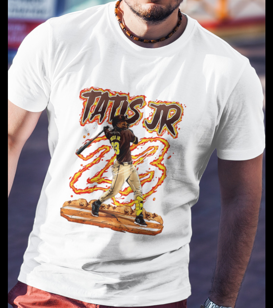 Tatis Jr 23 San Diego Padres Hand Drawn 2026 T-Shirt