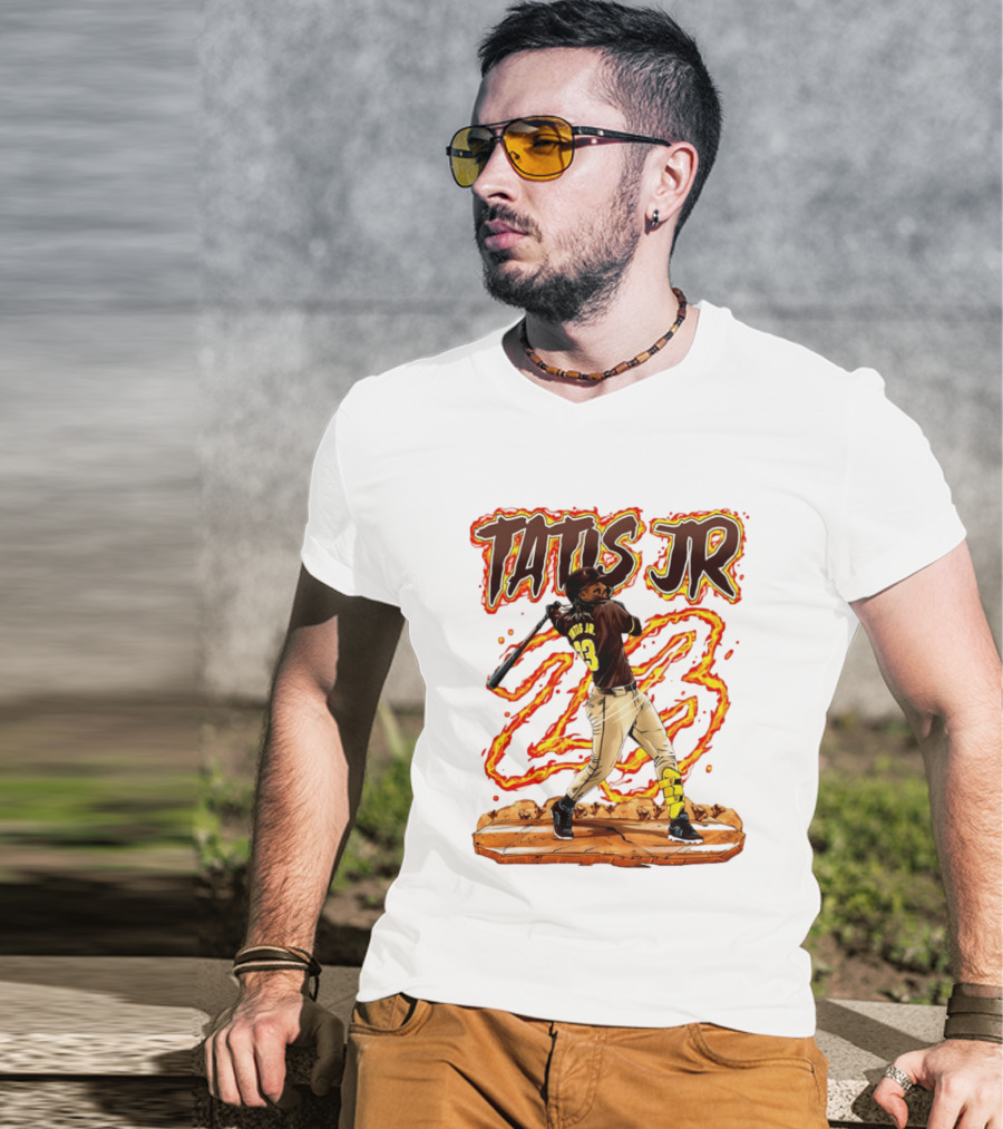 Tatis Jr 23 San Diego Padres Hand Drawn 2026 T-Shirt