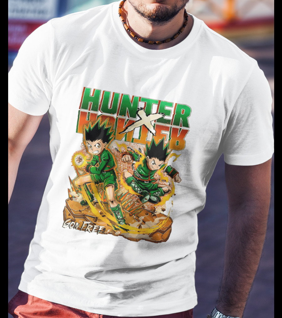 Hunter X Hunter Gon Freeces Energetic Battle Stance 2026 T-Shirt