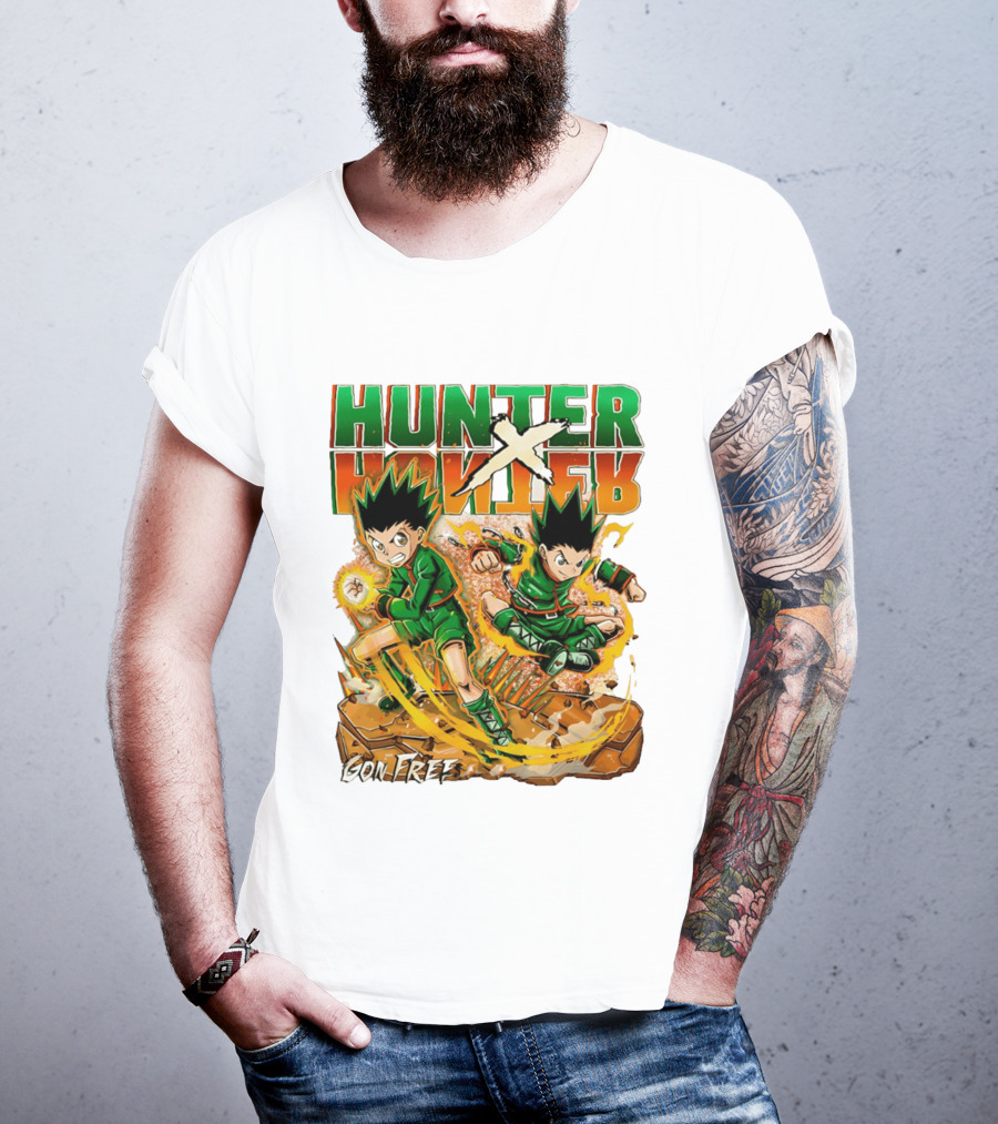 Hunter X Hunter Gon Freeces Energetic Battle Stance 2026 T-Shirt