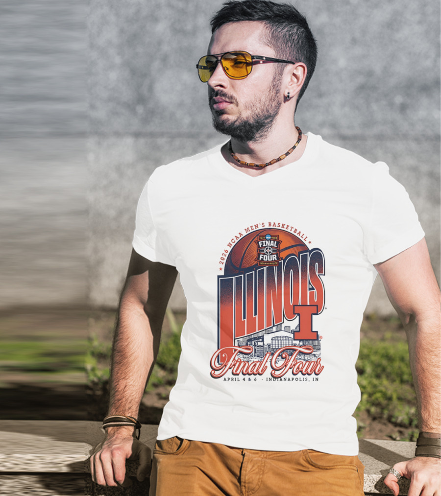 2019 NCAA Men's Basketball Illinois Indianapolis Final Four April 4 6 T-Shirt