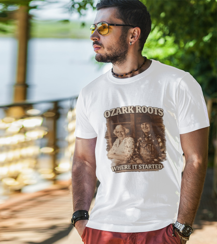 Ozark Roots Where It Started Vintage Farmhouse T-Shirt