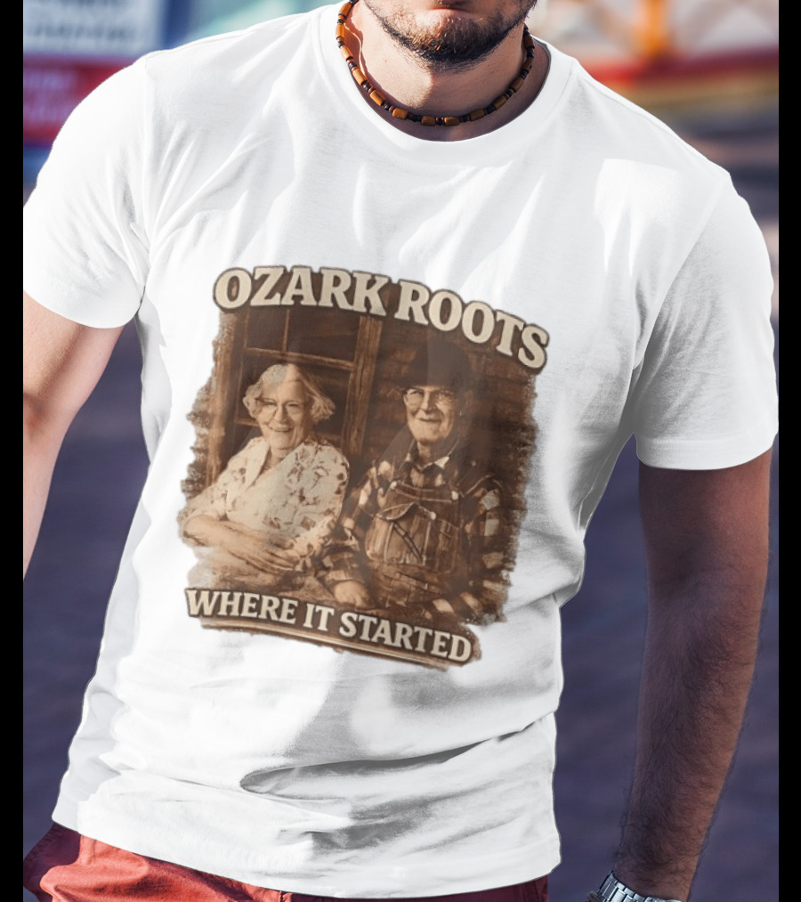 Ozark Roots Where It Started Vintage Farmhouse T-Shirt