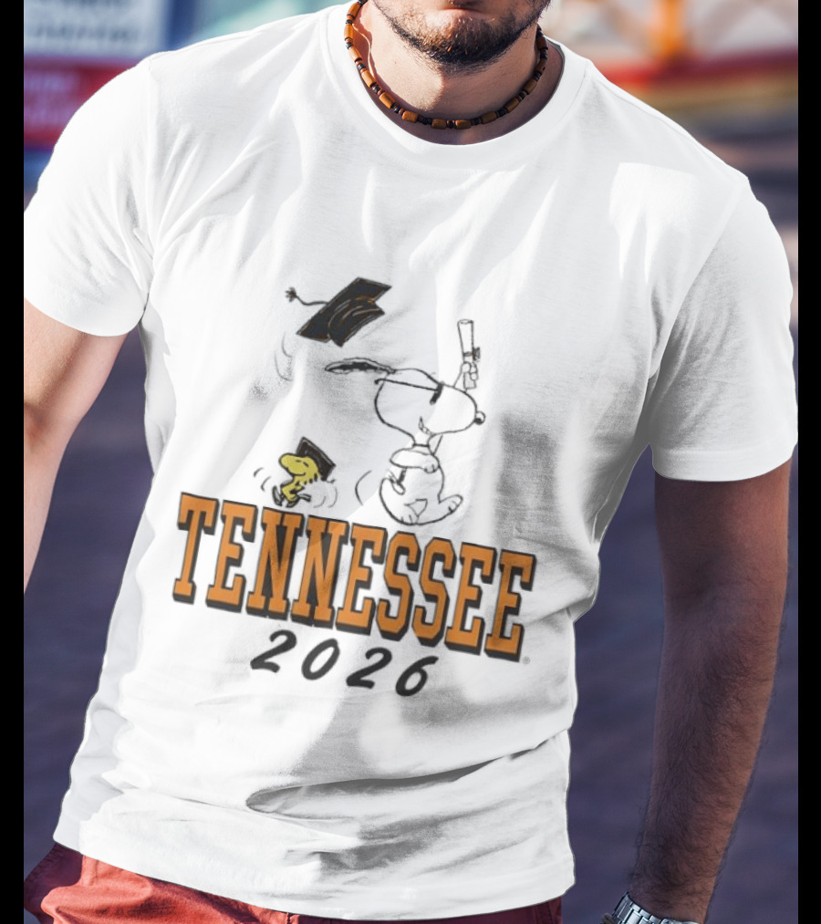 Tennessee 2026 Snoopy Woodstock Graduation University T-Shirt