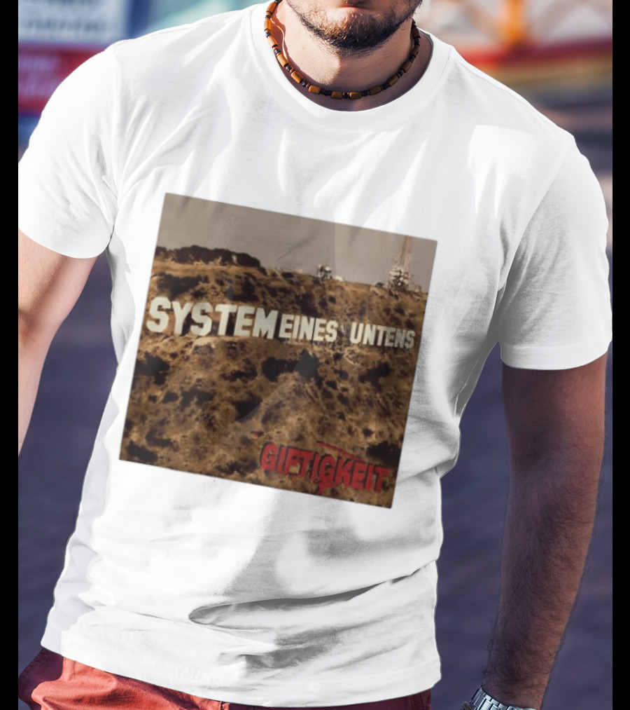 System Eines Untens Gifttigkeit Album Cover Hollywood Sign Spoof T-Shirt