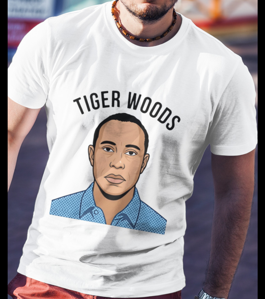 Tiger Woods Shot Caricature 2026 T-Shirt