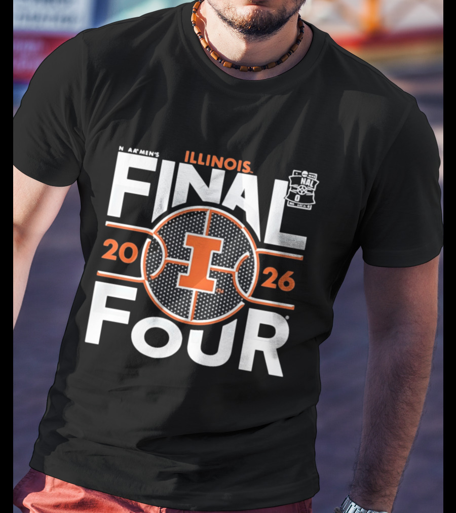 Illinois Final Four 2026 Men's March Madness Basketball T-Shirt