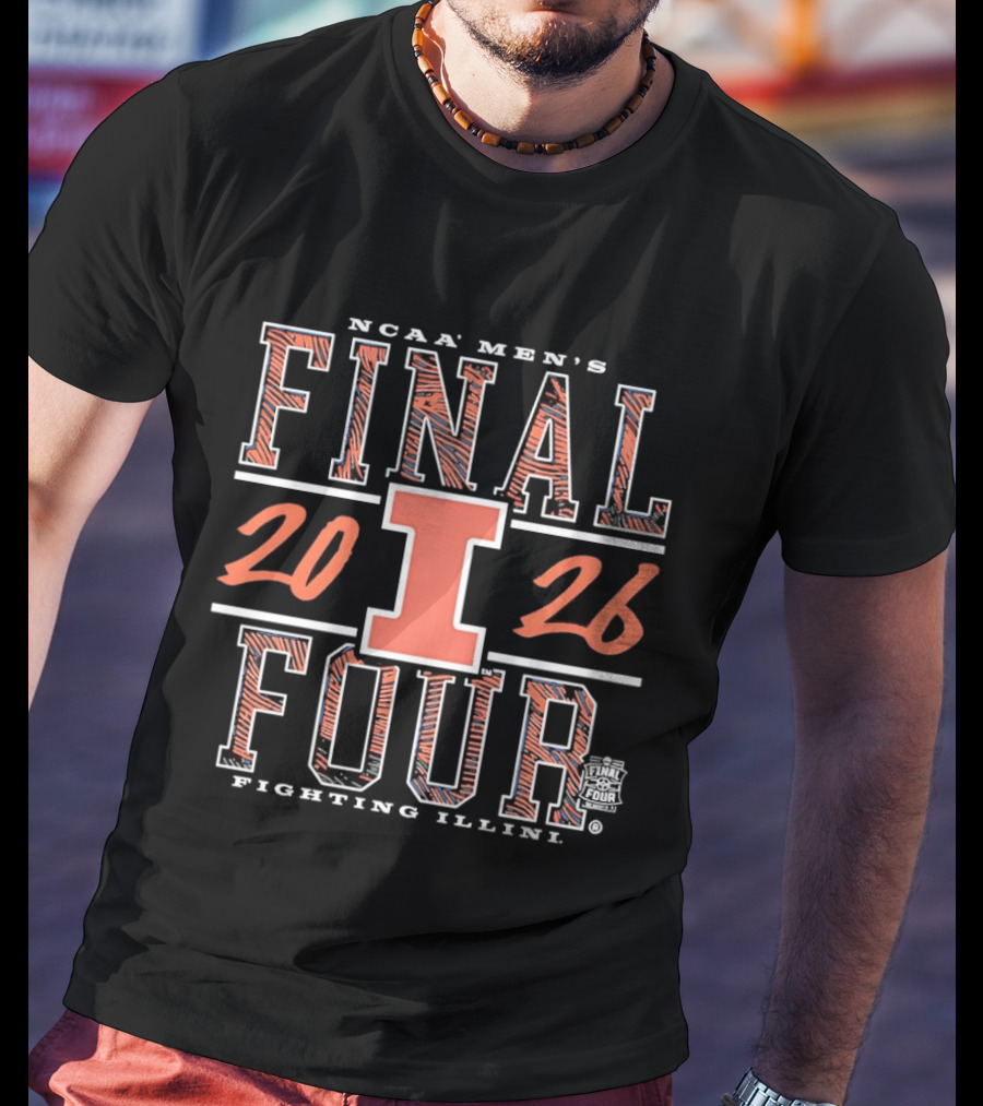 NCAA Men's Final Four 2026 Fighting Illini T-Shirt