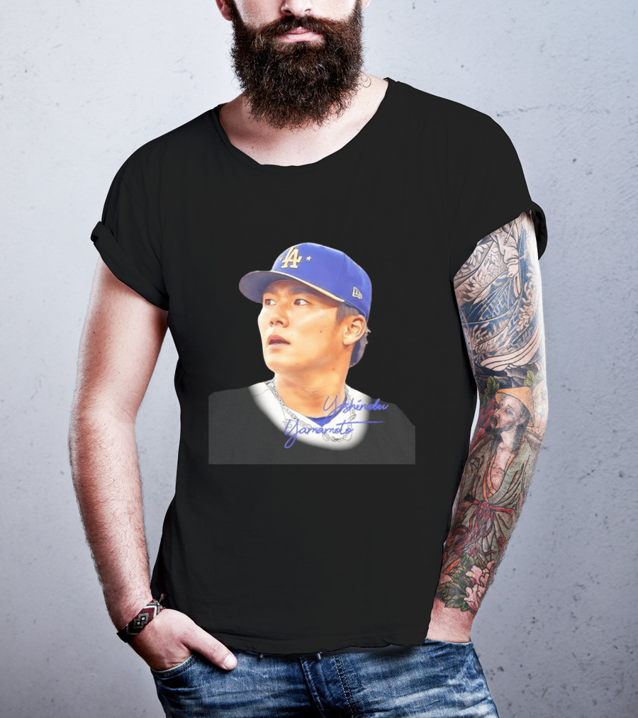 Yoshinobu Yamamoto Los Angeles Dodgers MLB 2026 Player T-Shirt