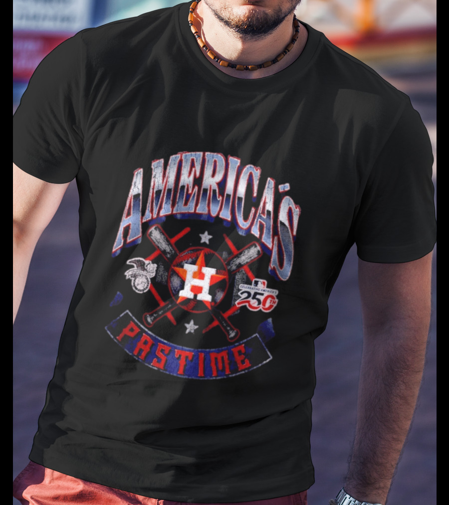 America's Pastime Houston Astros Celebrating America's 250th T-Shirt