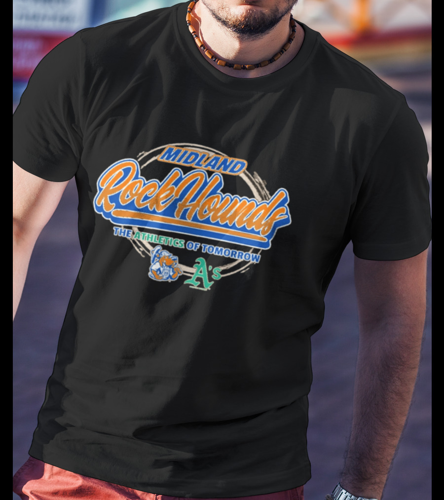 Midland RockHounds Athletics Of Tomorrow A's Affiliate Bimm Ridder Edamame T-Shirt