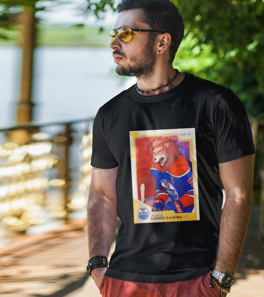 O Pee Chee Aceria Lugos Samiba C Edmonton Oilers T-Shirt