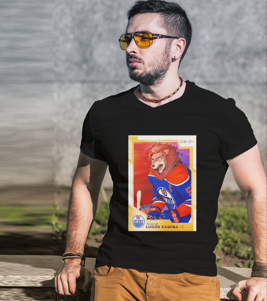O Pee Chee Aceria Lugos Samiba C Edmonton Oilers T-Shirt