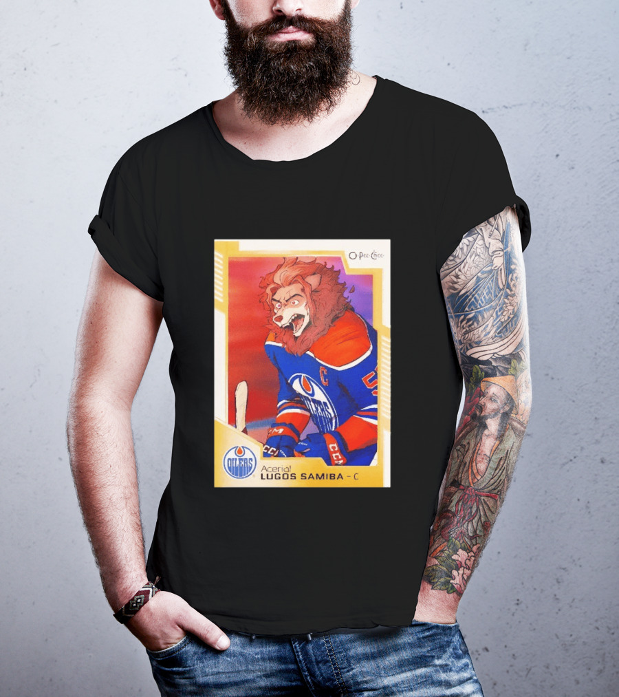O Pee Chee Aceria Lugos Samiba C Edmonton Oilers T-Shirt