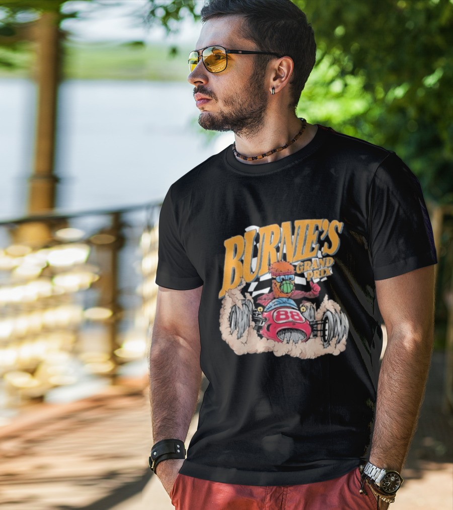 Burnie's Grand Prix Racing Miami Heat Court Culture 88 T-Shirt