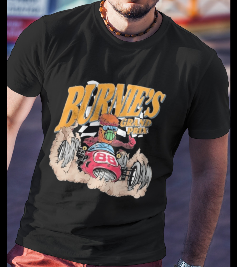 Burnie's Grand Prix Racing Miami Heat Court Culture 88 T-Shirt