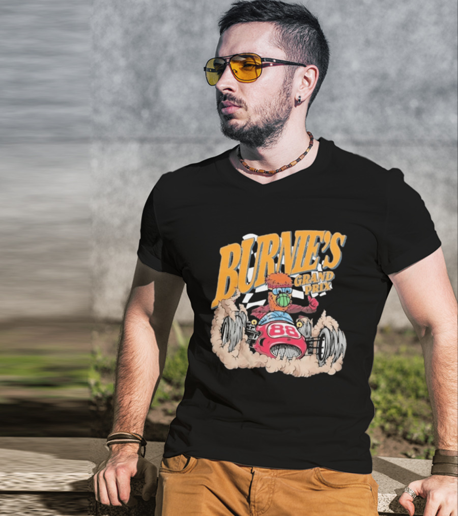 Burnie's Grand Prix Racing Miami Heat Court Culture 88 T-Shirt