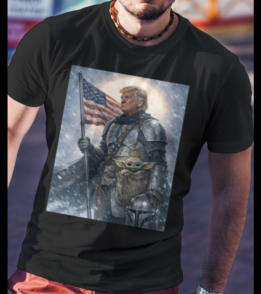 Happy Star Wars Day 2026 Donald Trump Grogu May The 4th Be With You The Mandalorian Star Wars Grogu T-Shirt