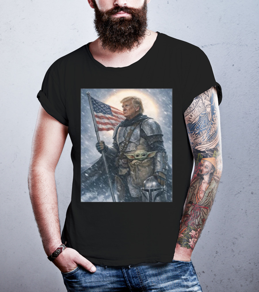 Happy Star Wars Day 2026 Donald Trump Grogu May The 4th Be With You The Mandalorian Star Wars Grogu T-Shirt