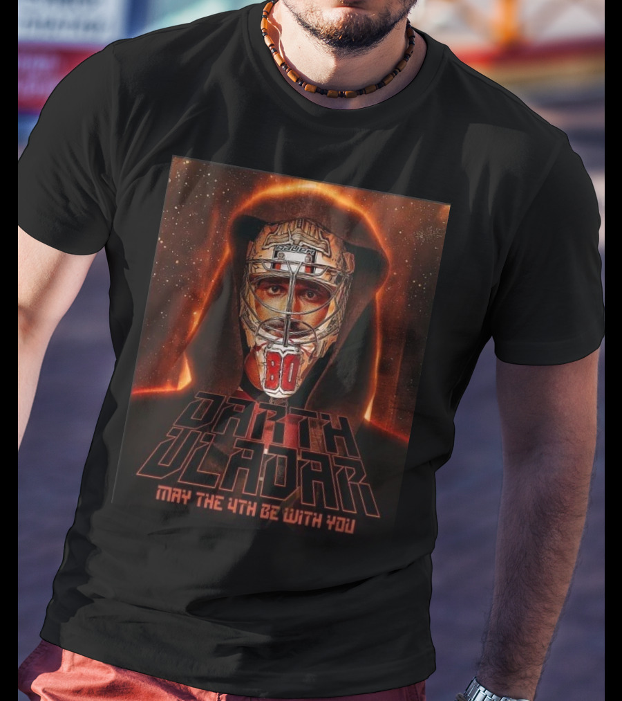 Darth Vladar May The 4th Be With You Star Wars Hockey Mashup T-Shirt