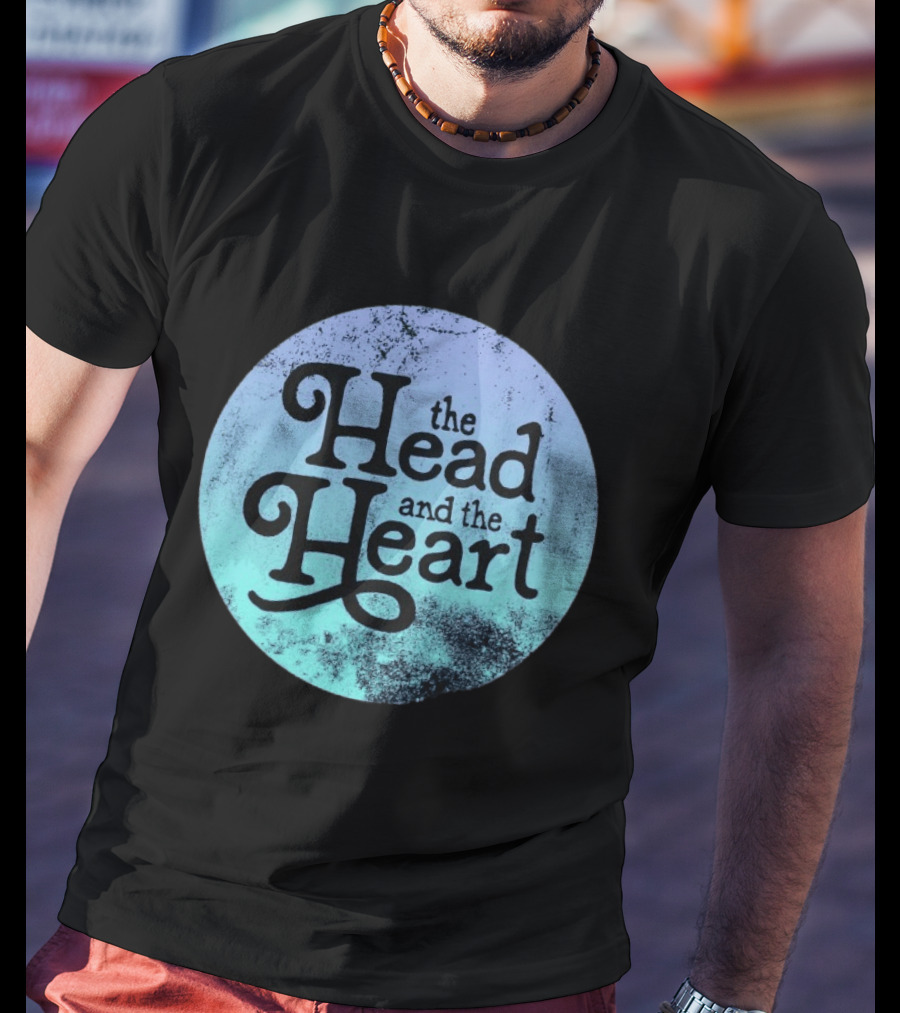 The Head And The Heart Periwinkle Gradient T-Shirt