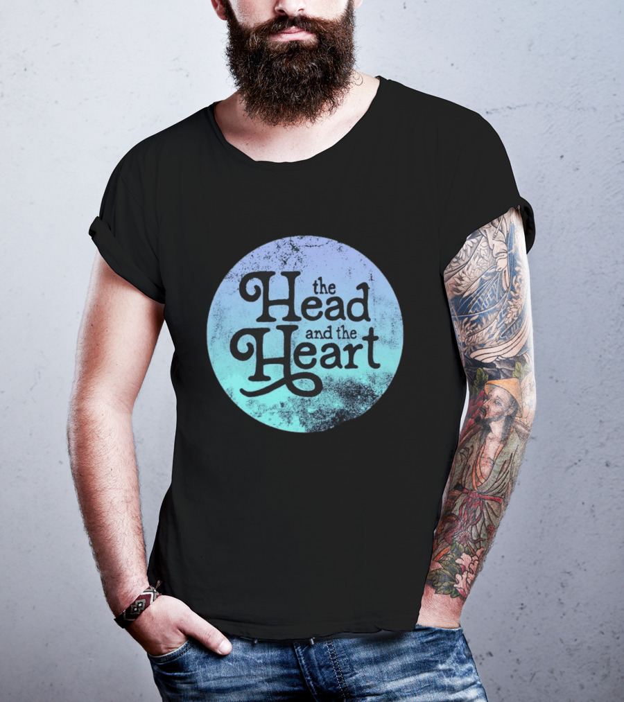 The Head And The Heart Periwinkle Gradient T-Shirt